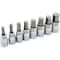 Dynamic Tools 1/2" Drive 8 Piece Standard SAE, Hex Socket Set, 1/4" - 3/4" D018018 - alternate 1